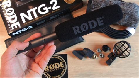 RØDE NTG2 Shotgun Microphone Unboxing with Accessories RODE Windscreen