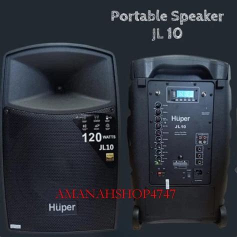 Jual Speaker Aktif Portable Huper Jl10 Huper Jl 10 Jl 10 Original