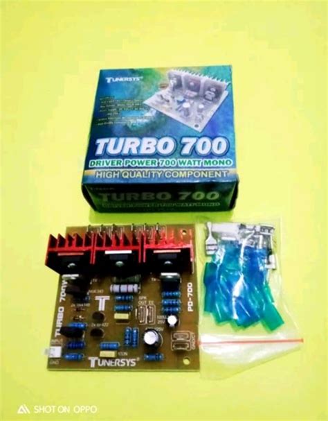 Kit Turbo 700 Driver Power Amplifier 700W Mono TUNERSYS PD700 Lazada