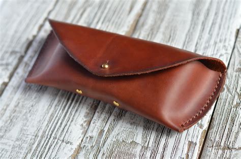 Leather Glasses Case Leather Sunglasses Case Leather Glasses Etsy