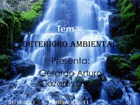 Deterioro Ambiental Ppt