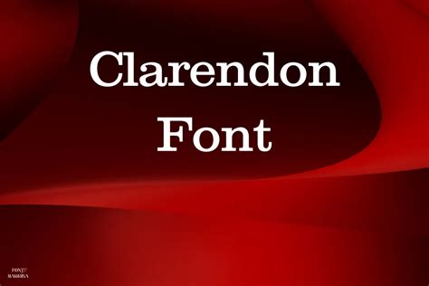 Clarendon Font Free Download