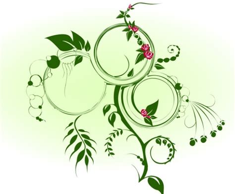 Free Green Vines Background Vector - TitanUI