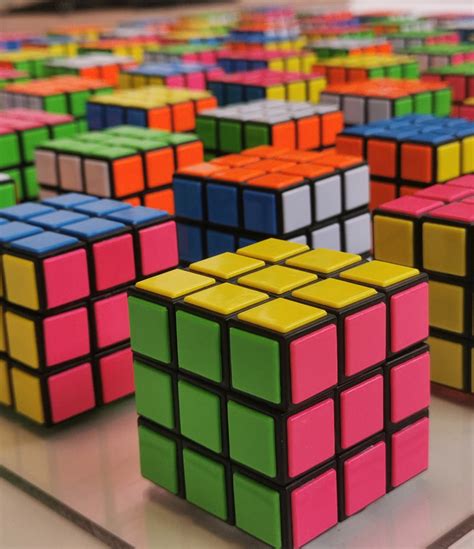 Unique Rubiks Cube Wall Art Magic Cube Puzzle Wall Piece Modern 3d