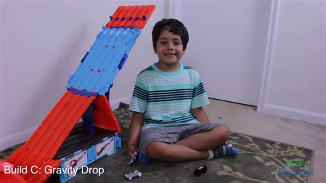 Nico Reviews The Hot Wheels Track Builder System Race Crate Youtube