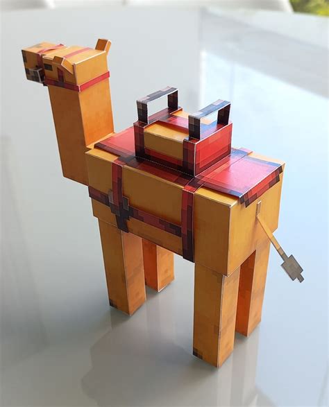 Pixel Papercraft Saddled Camel 22w42a