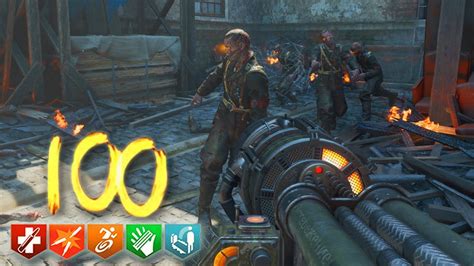 Kino Der Toten Remastered Round 100 Challenge Black Ops 3 Zombie Dlc 5 Youtube