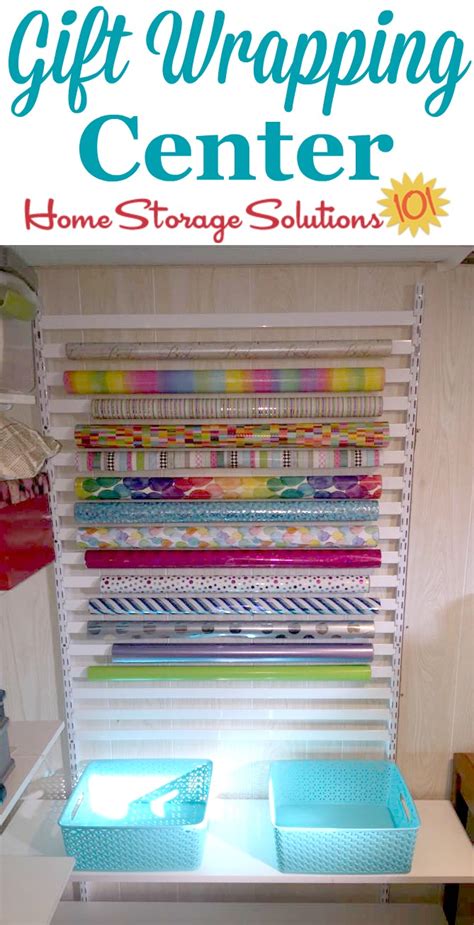 Wrapping Paper Storage Solutions For All Your T Wrap And Accessories