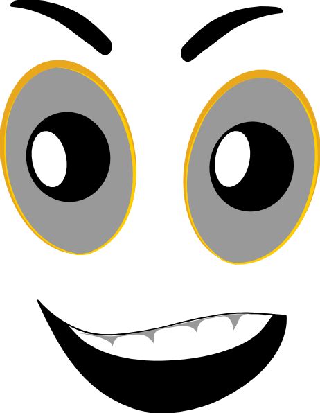 Mean Cartoon Face - Cliparts.co