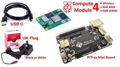 Raspberry Pi Cm4 Wireless 8g Ram 16g Emmc And Kits