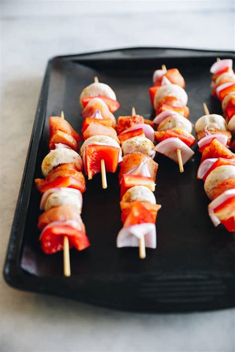 Baked Chicken Kabobs In The Oven The Healthy Maven