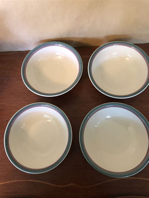 Vintage Set Pfaltzgraff Juniper Cereal Soup Salad Fruit Bowls