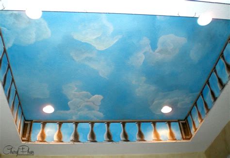 How To Paint Realistic Clouds On Ceiling Shelly Lighting