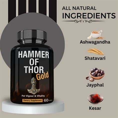 Hammer Of Thor Sex Capsule Ayurvedic Power For Vitality Bulk Order