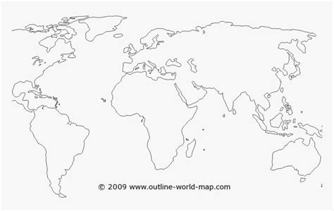 Transparent Thailand Map Clipart - World Map Outline Png, Png Download ...