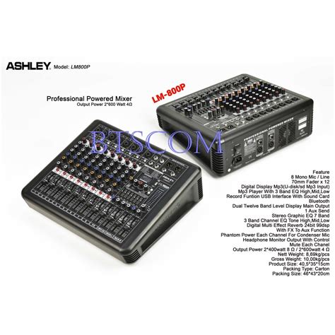 Jual Power Mixer Ashley Model Lm P Ashley Lm P Shopee Indonesia