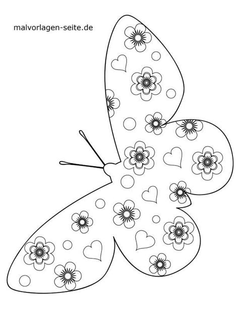 Malvorlage Schmetterling Ausmalbild Kostenlos Herunterladen