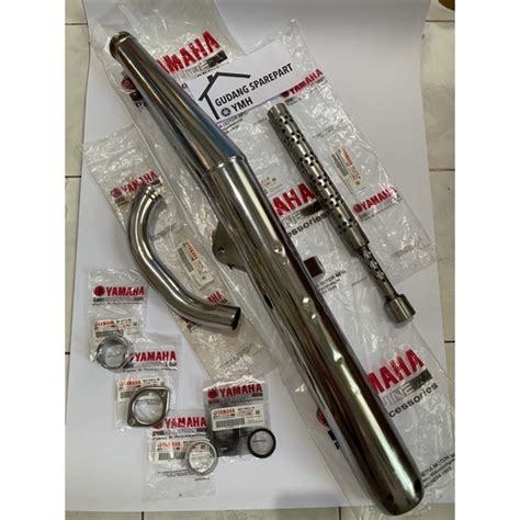 Jual Full Set Komplit Knalpot Rxking RXK Rx King Asli Original Yamaha