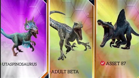 5 Brand New Dinosaurs Coming Soon To Jurassic World The Game Concepts Revealed Youtube