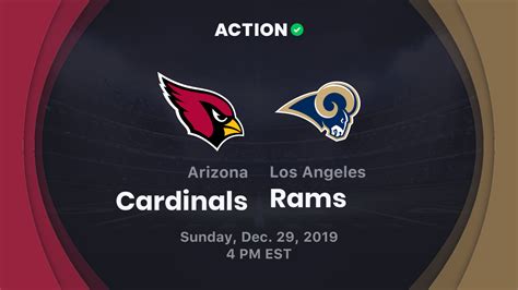 Cardinals Vs Rams Betting Odds Predictions And Picks December 29 2019