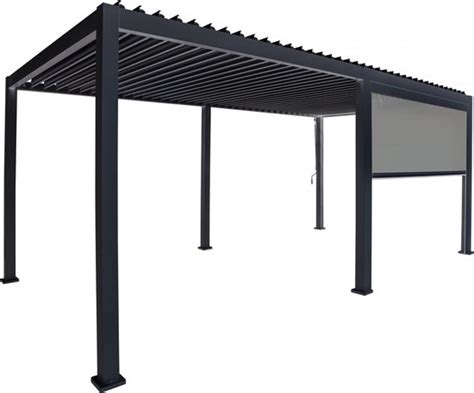 Novum ORION Terrasoverkapping 300 X 400 Cm Antraciet Inclusief 3x