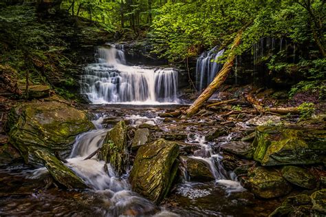 Landscape Ricketts Glen State Park Waterfall Wallpapers From 78999437 Images From Fonwall