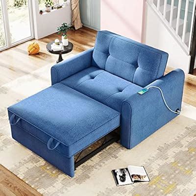 Buy Polibi 48 Modern Convertible Sleeper Sofa Bed WUSB Port And Side