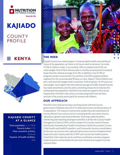 Kajiado County Profile - Nutrition International