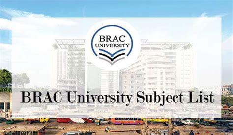 Brac University Subject List Program And Tuition Fee 2024