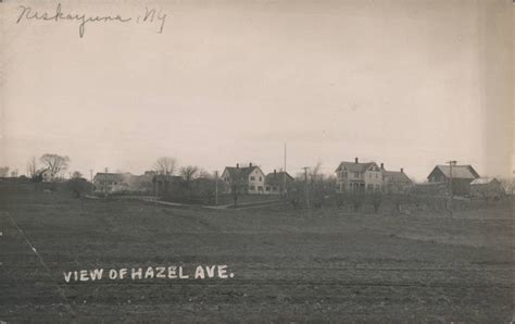 View of Hazel Avenue in Niskayuna New York Postcard