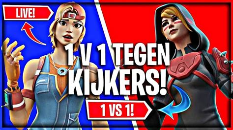 Fortnite Live V Tegen Kijkers Nl Be Ps Youtube