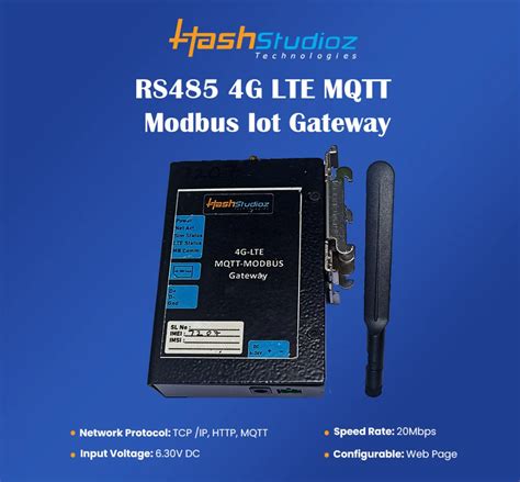 RS485 4G LTE MQTT Modbus IoT Gateway At 7500 Piece Modbus RTU