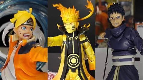 New Sh Figuarts Naruto Action Figures On Display Youtube