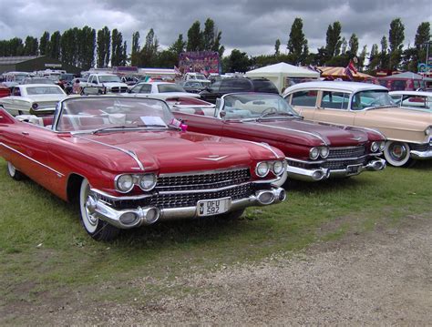 TWO 1959 CADILLAC CONVERTIBLES Americana Show UK 09 Flickr