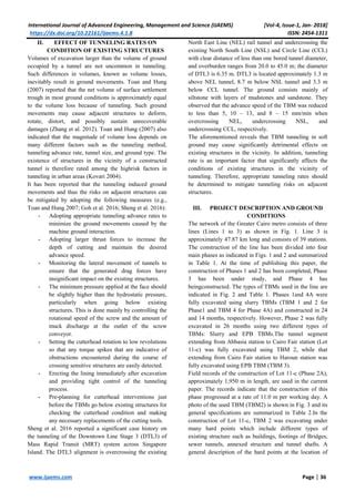 Rates Of Soft Ground Tunneling In Vicinity Of Existing Structures Pdf