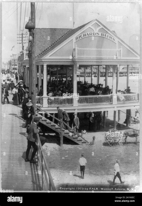 New Jersey - Atlantic City - Boardwalk Stock Photo - Alamy