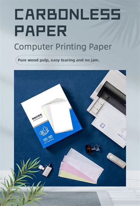 Computer Carbonless Paper Ncr Printing Continuous Carbonless Copy