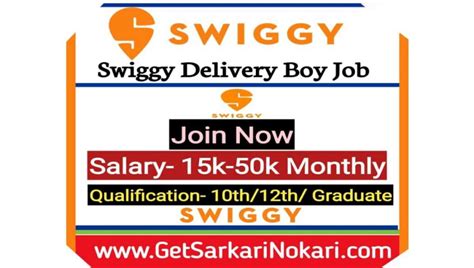 Swiggy Delivery Boy Job 2024 Best Careers Latest Vacancy Job Carnival