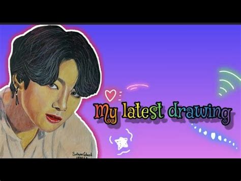 Jungkook Portrait Drawing Jungkook Portrait Tutorial Bts Painting