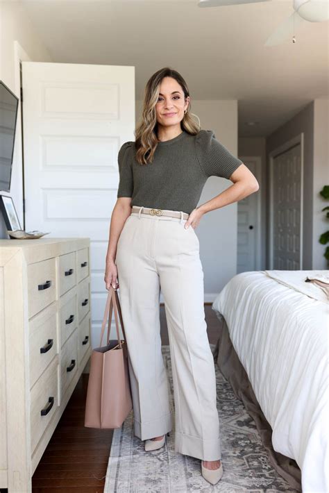 Neutral Outfit Ideas For Work Pumps Push Ups Spring Work Outfits