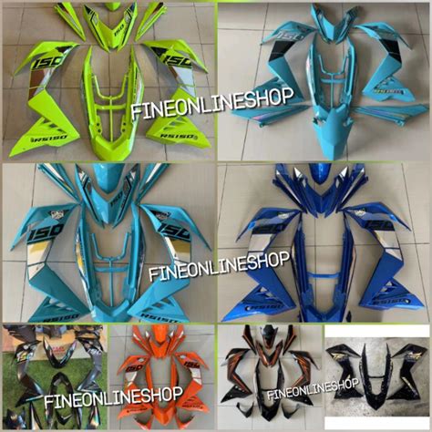 Body Cover Set Honda Rs150 V1v2 Shopee Malaysia