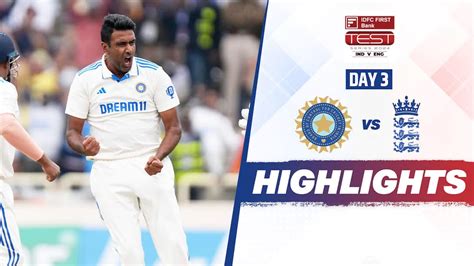 Watch India Vs England - 4th Test - Day 3 Highlights Video Online(HD ...