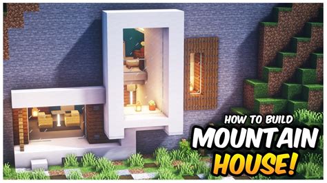 Minecraft How To Build A Mountain House Simple Survival Mountain