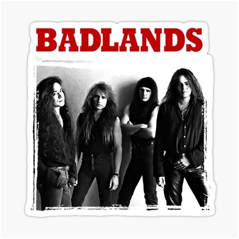 "Badlands band Essential T-Shirt.png" Sticker by JamieKethe | Redbubble