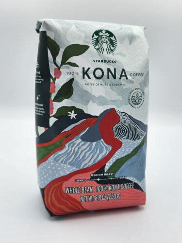 Starbucks Kona Whole Bean Coffee Medium Roast Oz Hawaii