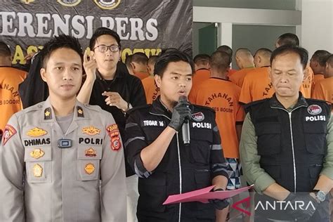 Polisi Tangkap 42 Tersangka Kasus Penyalahgunaan Narkoba Selama Operasi