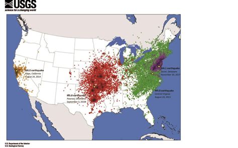 Map Earthquake Shake Zones Around The Us Kqed