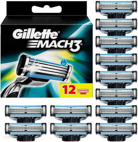 Gillette Wkłady Ostrza Mach3 12 Szt Stoczniowy