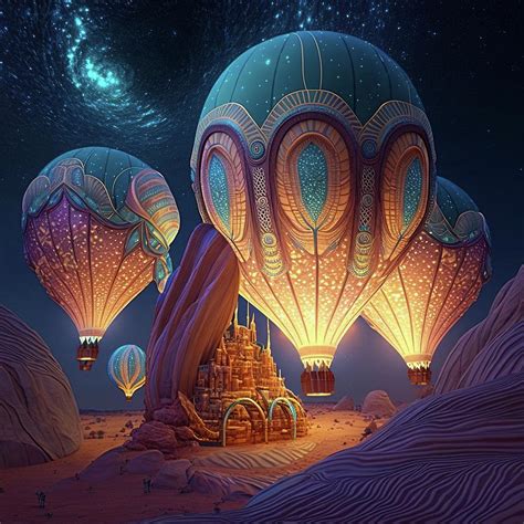 Hot Air Baloons Digital Art By Chaos Monastery Fine Art America