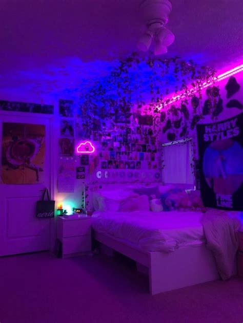 Aesthetic room with led lights – Artofit